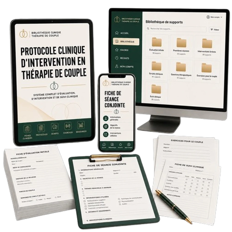 Présentation du Protocole clinique d'intervention en thérapie de couple