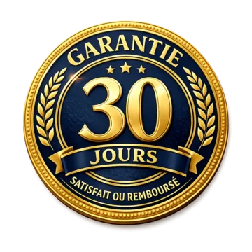 Garantie inconditionnelle de 30 jours — satisfait ou remboursé